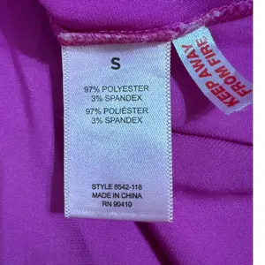 Juicy‎ Couture Magenta Pink Satin Rhinestone Pajama Top Short Sleeve Sz S thumbnail 5