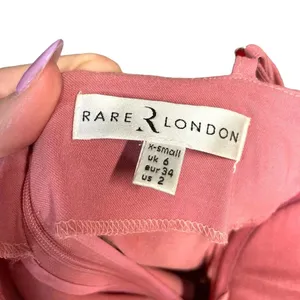 ASOS‎ Rare London Pink Midi Cup Dress Size US 2 thumbnail 9
