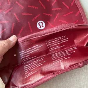Lululemon Shopping Tote Bag Red - Small thumbnail 5