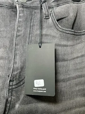 Risen Jeans High Rise Raw Hem Flare Jeans thumbnail 2