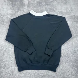 Unbranded Cardinal Embroidered Sweatshirt Women L Black Mock Neck Raglan Vintage thumbnail 7
