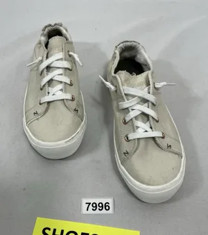 Womans Natural Reflections Memory Foam Lace Up Casual Sneakers 8M Tan thumbnail 1