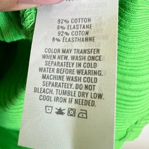 Aerie Green Ribbed Tank Top Casual Minimalist Soft Girl Athleisure Large‎ thumbnail 4