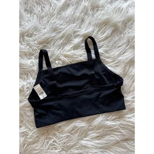 Aerie Sports Bra Black Size Medium thumbnail 5