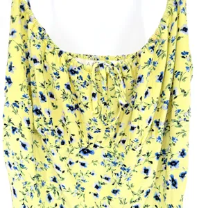ASTR THE LABEL Chalet Floral‎ Mini Dress Women Medium Yellow Coquette Feminine thumbnail 5