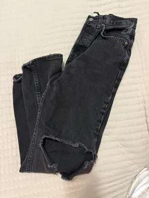Jean distressed Tops jeans thumbnail 1