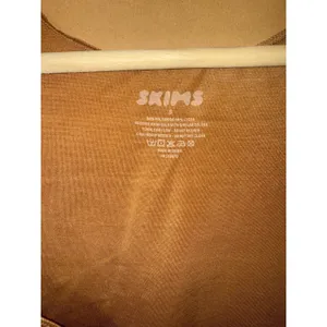 SKIMS Arm Shaper Sleeves Open Bust Bolero Compression Slimming Shrug Brown Sz S thumbnail 2