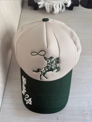 Worn/West | Giddy Up Trucker Hat Green thumbnail 3
