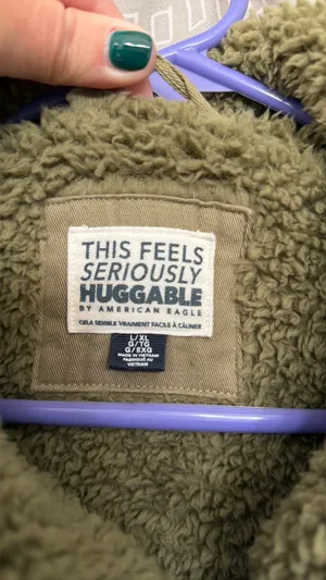 Aerie Sherpa Jacket Oversized thumbnail 2