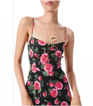 Alice and Olivia Chantay Tiered Sleeveless Maxi Dress size 4 thumbnail 3