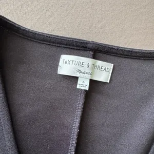 Madewell Texture & Thread Long-Sleeve Side-Tie Dress thumbnail 8