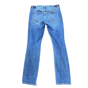 Old Navy Womens Size 6 Power Slim Straight Jeans Distressed Rips Blue Denim‎ thumbnail 3