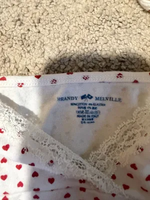 Brandy Melville heart tank top thumbnail 3