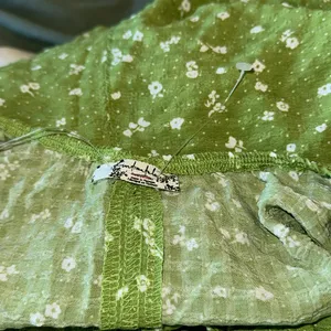 NWOT Free People Coming Home Romper in Avocado Combo thumbnail 6