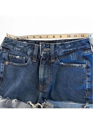 Express Dark wash denim shorts Size 00 94% cotton 4% polyester See photos for thumbnail 7
