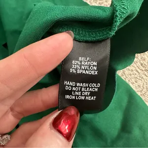 Lulu’s Cumulonimbus Clouds Dark Green Skater Dress thumbnail 5