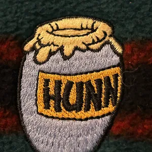 Disney Vest Womens L Winnie The Pooh Tartan Plaid Fleece Embroidered Vintage. thumbnail 8