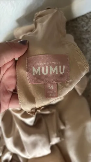 Show Me Your Mumu Light Gold Dress thumbnail 3