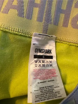 Gymshark Neon Yellow Green Athletic Training Shorts small thumbnail 4
