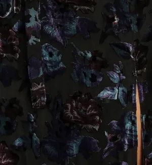 Lulus Pretty Companion Black Floral Velvet Burnout Maxi Dress Size Medium thumbnail 5
