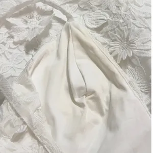 Lulus Exceedingly Lovely White Applique Floral Backless Mini Dress size L thumbnail 8
