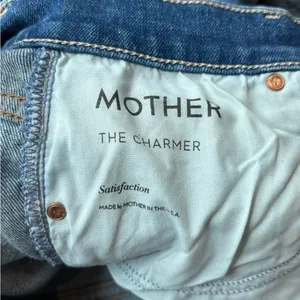 Mother denim the charmer satisfaction blue skinny jeans size 27 thumbnail 13