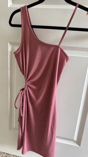 Pink cut out dress thumbnail 5