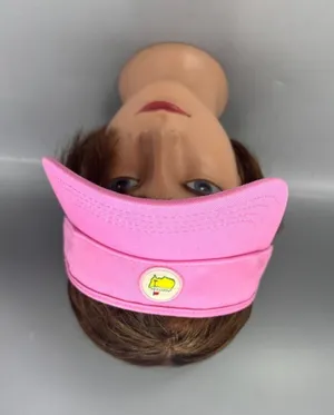 Masters American Needle Visor Hat Womens Pink Golf Tournament Hook & Loop thumbnail 1