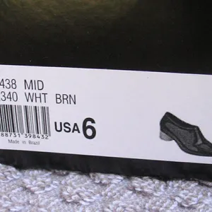 Melissa Womens 6 White Brown Mid Pump Shoes thumbnail 10