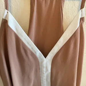 Brown & white women's tank top thumbnail 5