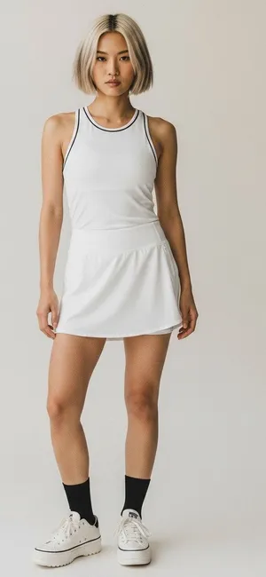 Outdoor Voices White Exercise Skort Size M Athletic Tennis Running Golf Skirt thumbnail 1