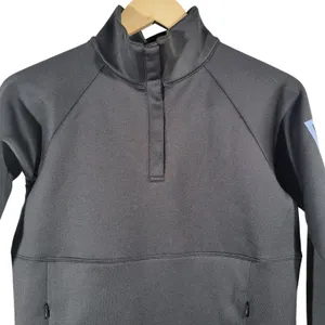 LIJA Women's Black‎ Royal 1/4 Zip Moisture Wicking Athletic Pullover Top S thumbnail 3