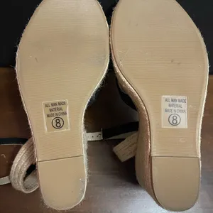 Soda Black espadrille size 8 Pre owned thumbnail 7