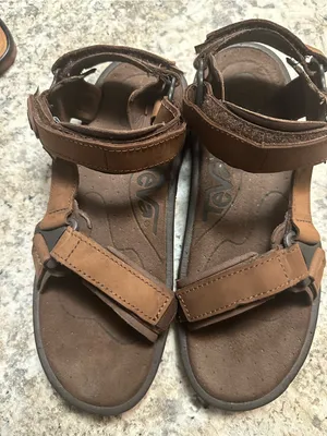 Teva Tan Leather Strap Women's Sport Sandals thumbnail 1