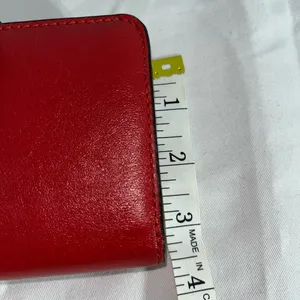 Coach vintage, leather wallet RED thumbnail 7