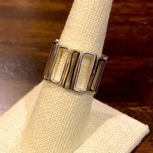 SILPADA Sterling Silver and Gold Tone Framework Two Tone Ring Sz 6 thumbnail 10