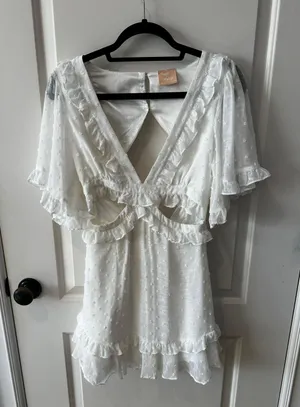 Sage + Page Dress White thumbnail 1