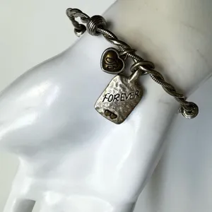 Brighton Art and Soul Daughter Mother Bangle Bracelet Twisted thumbnail 3