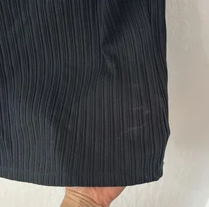 Madewell Black Ribbed Off Shoulder Top Medium thumbnail 7