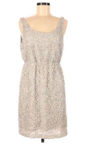 Miss Me Couture Cream Sequin Dress thumbnail 2