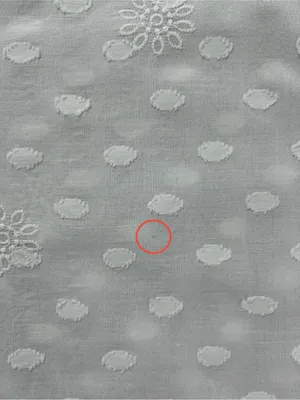 Studio West 100% Cotton Eyelet Swiss Dot Boho Peasant Blouse M White thumbnail 12