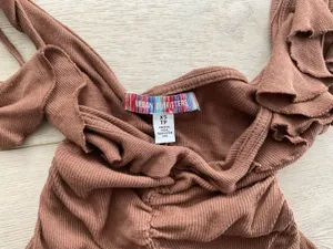 Urban Outfitters Brown Cropped Tank thumbnail 3