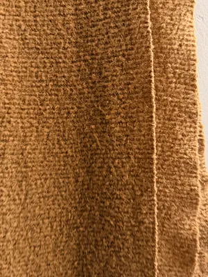 aerie Golden Mustard Textured Knit Scarf Wrap thumbnail 4