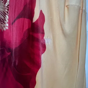 Farm Rio Poppy Flowers Maxi Dress Medium Yellow Floral Sleeveless Tropical Bold thumbnail 8