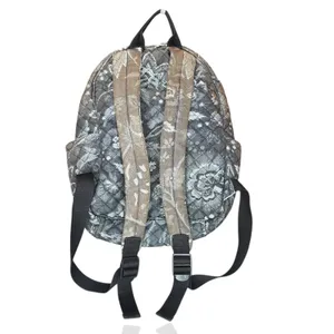 Vera Bradley Cloud Gray Paisley Print Quilted Fabric Backpack‎ thumbnail 4