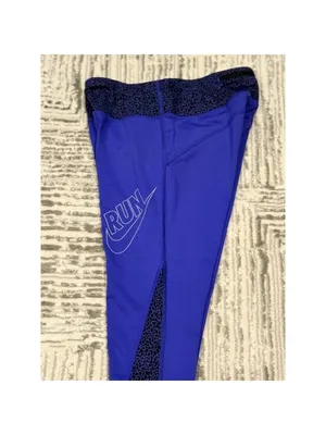 Nike women's small purple/black Dri-Fit capri leggings thumbnail 5
