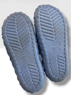 Crocs Classic Geometric Slide Sandals Blue Men 8 Women 10 Slip On thumbnail 5