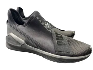 Puma Black Slip-On Sneakers Womens 8 Casual Comfort Streetwear Shoes Excellent!! thumbnail 1