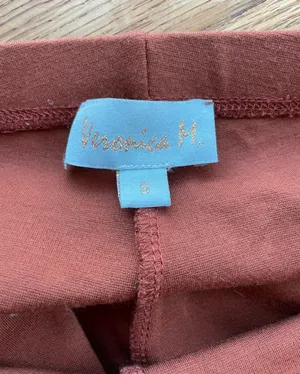 Veronica M Burnt Orange Flared Pants thumbnail 4