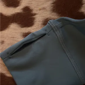 Oner Active Cropped Full Zip Jacket in Dusty Blue size xs thumbnail 4